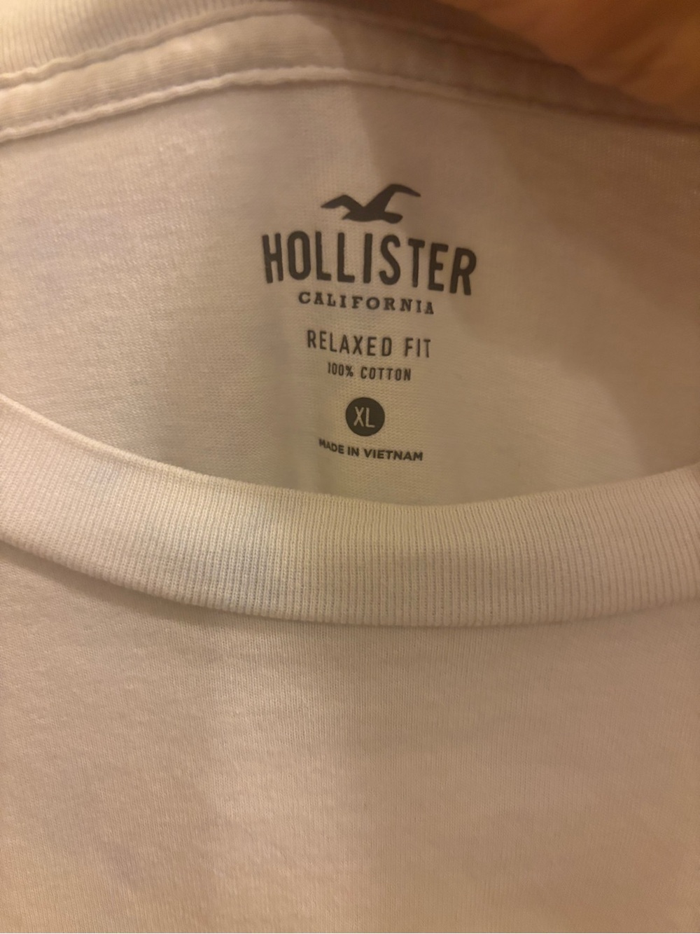 Doja Cat Hollister White Crewneck Relaxed Fit Tee 100% cotton. XL